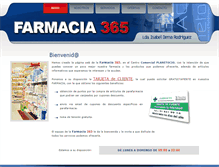 Tablet Screenshot of farmaciaplanetocio.com